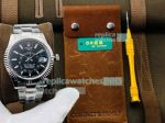 DR Factory Replica Rolex Sky-Dweller Stainless Steel Watch Black Dial 42mm